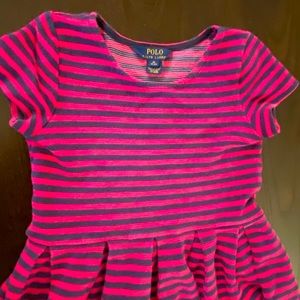 Polo by Ralph Lauren pink & navy dress